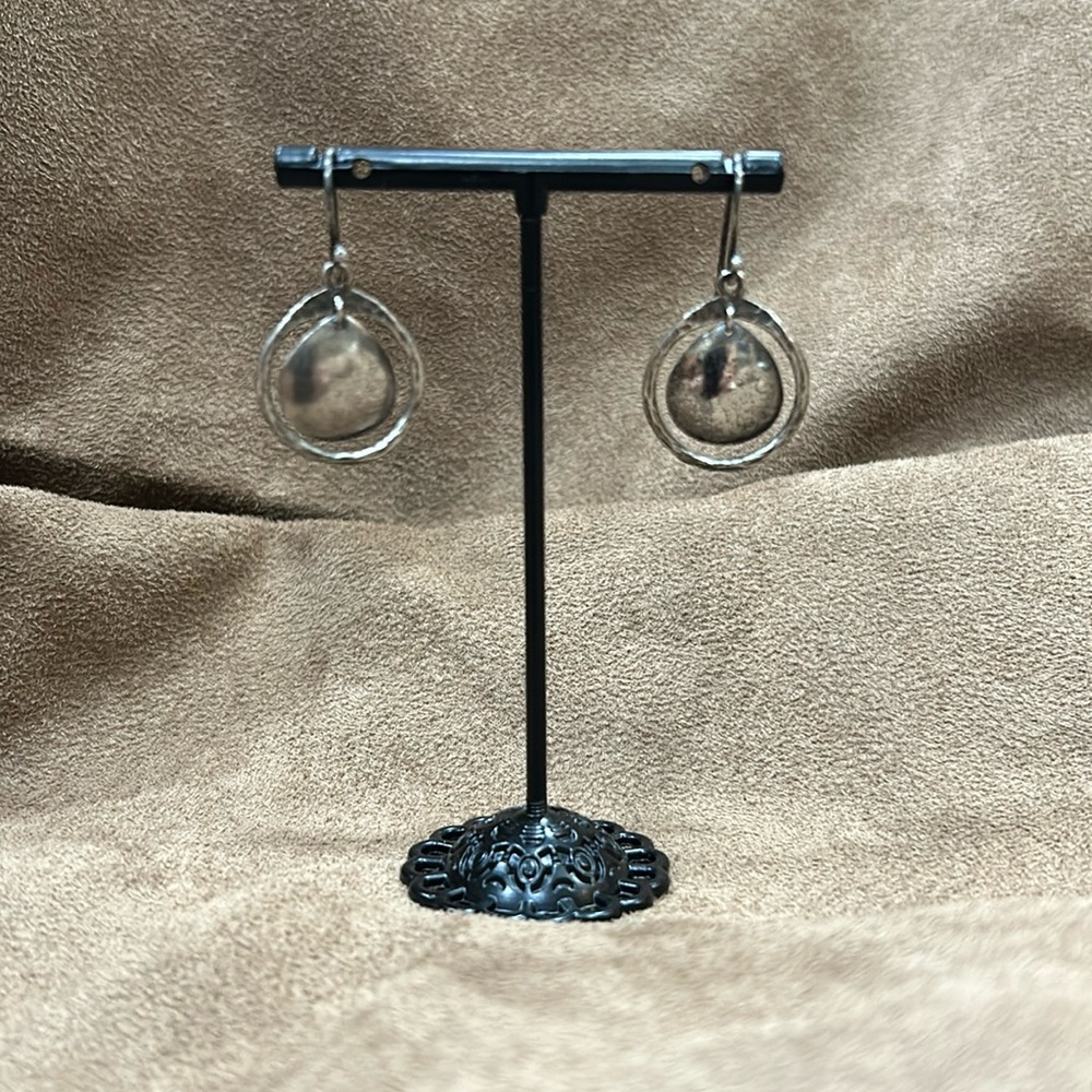 Silpada Sterling Silver Disc Earrings